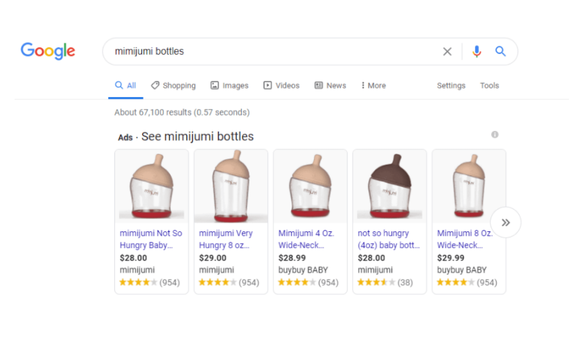 mimijumi shopping ad