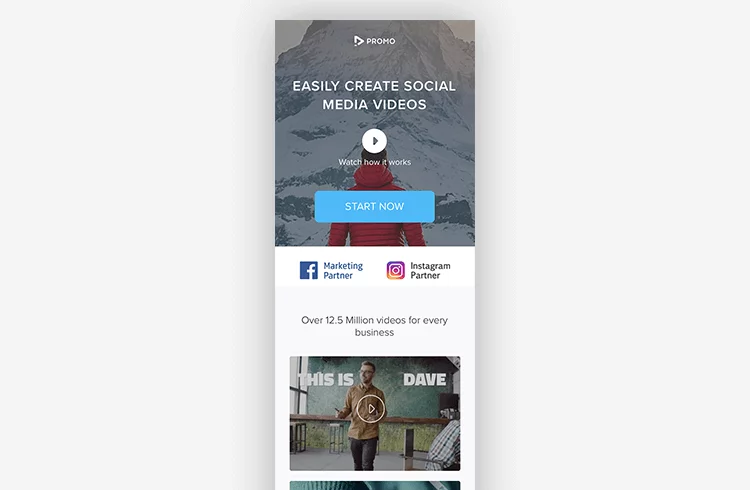 Ptomo landing page copy