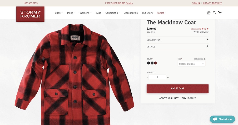 ecommerce product page - feature image