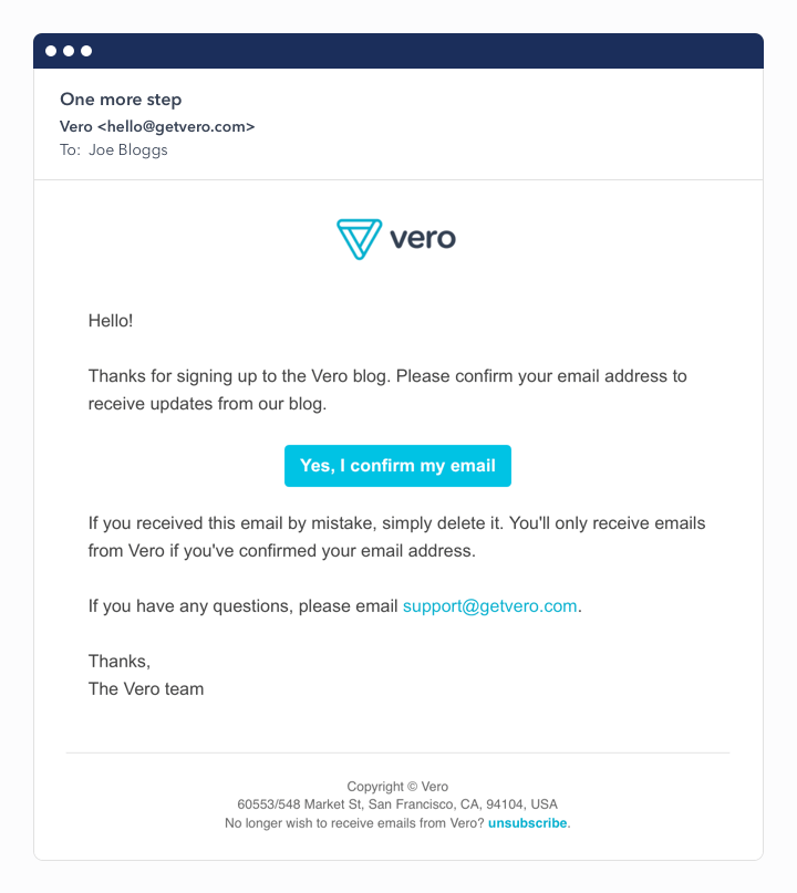 double opt-in