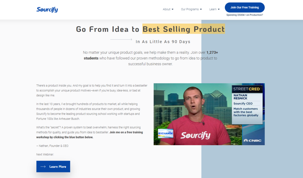 Sourcify ecommerce tool